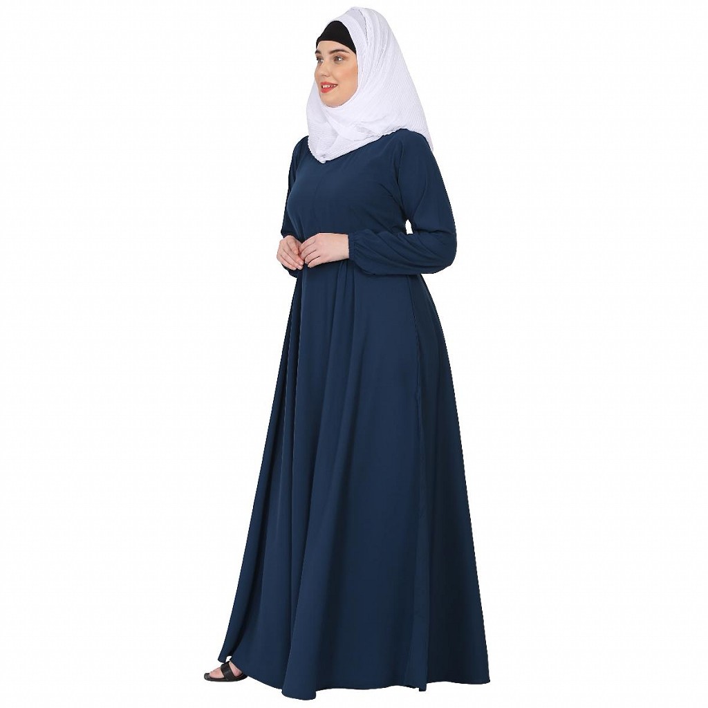 Umbrella cut abaya Teal